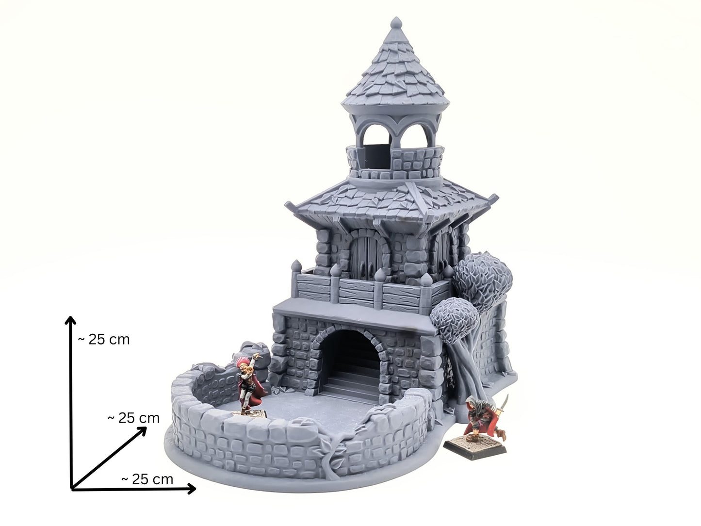 Fantasy Dice Tower - Stilvoll würfeln im Klosterlook