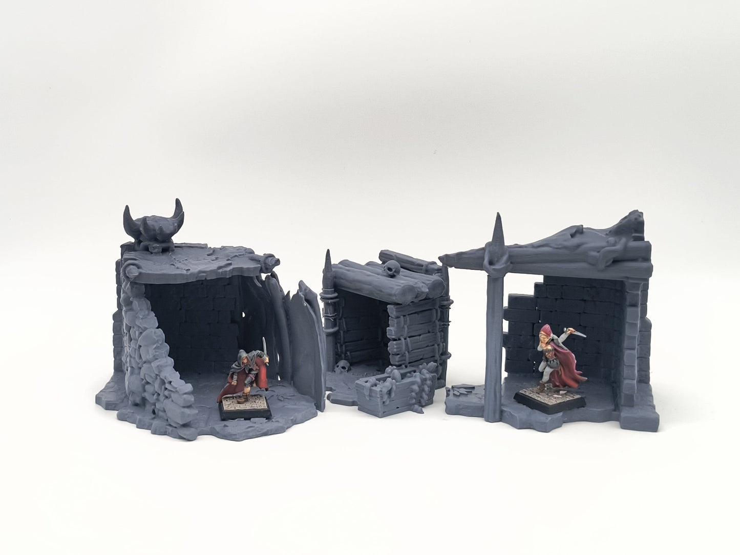 Hovels - Drei primitive Ork-Hütten
