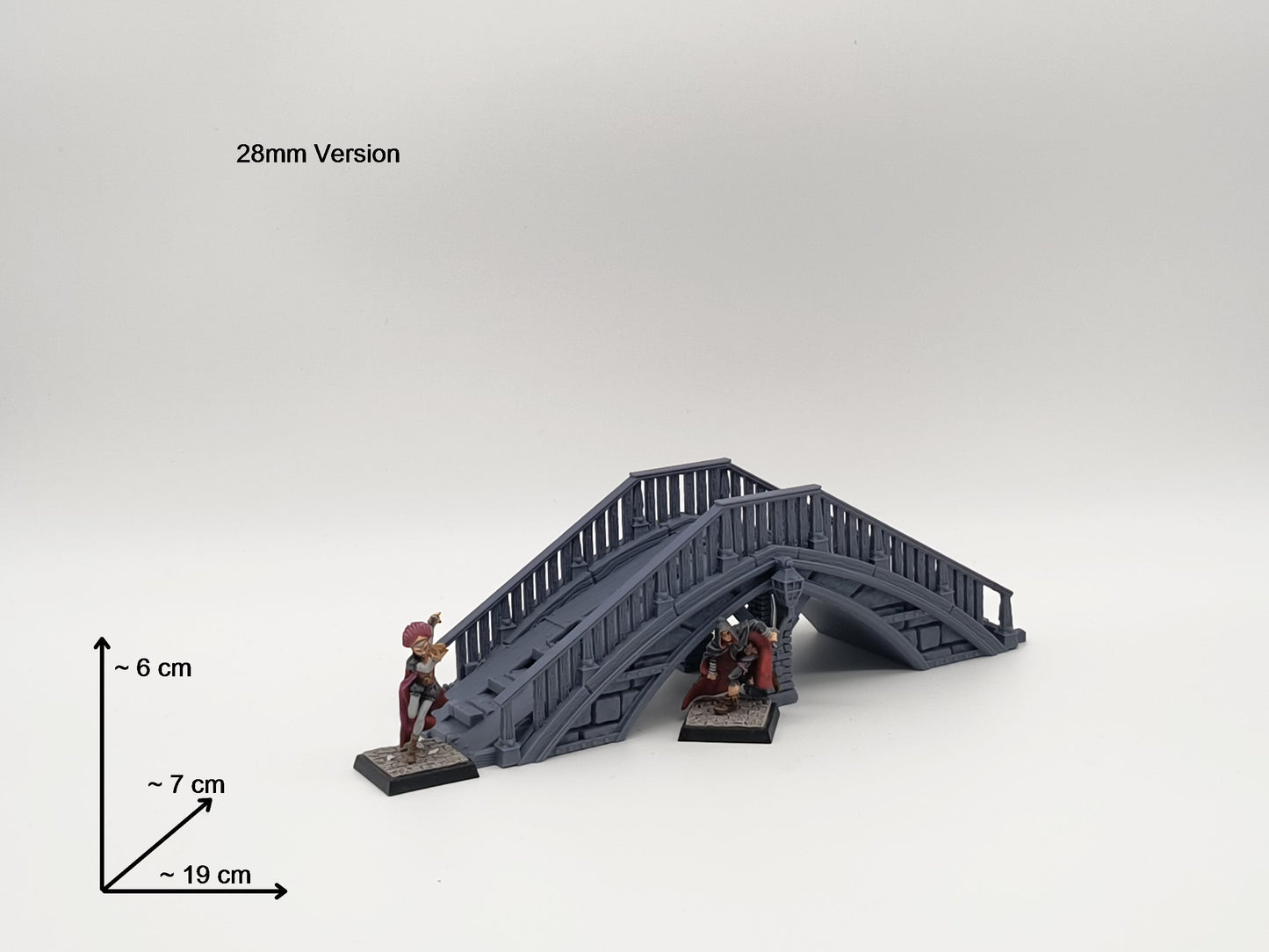 Overpass Bridge - Mittelalterlicher Übergang mit Laternen