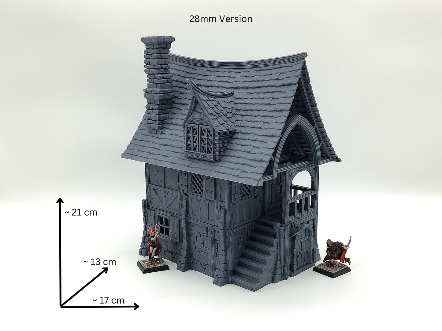 Beetroot House - Detailliertes Fantasy-Gebäude