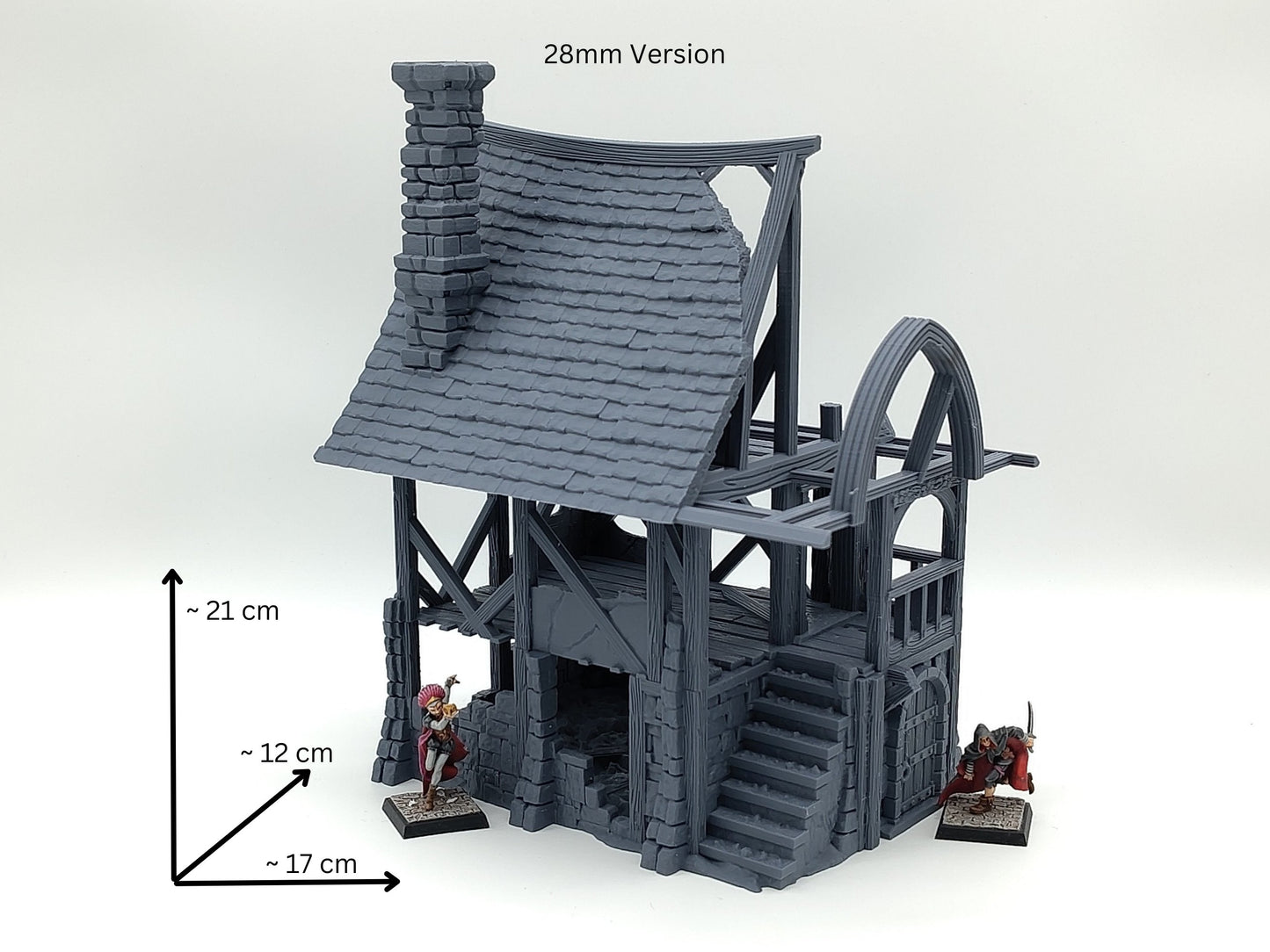 Beetroot House Ruins - Destroyed house for fantasy games