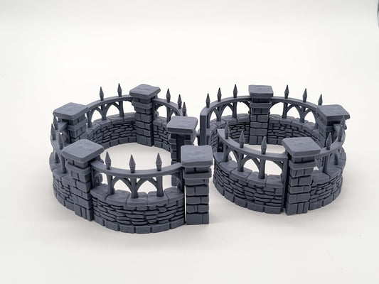 Cemetry Round Wall Extension