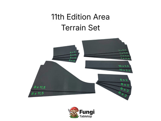 Terrain Bases 11th Edition - Grundflächenset für Layouts 11. Edition
