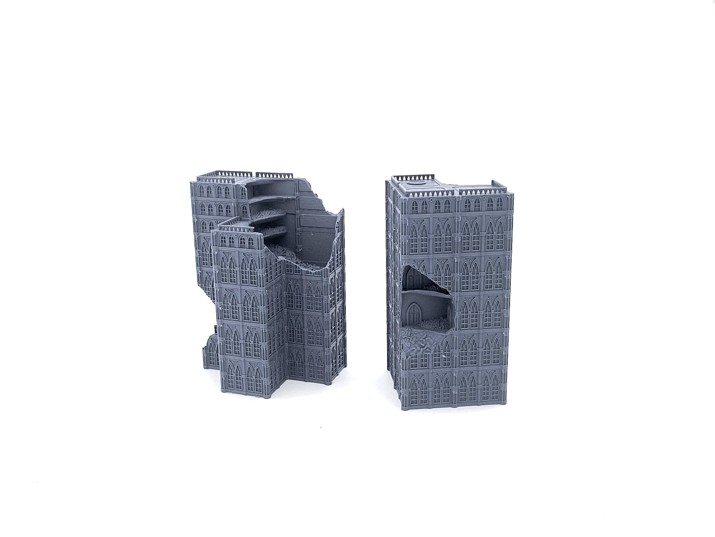 Destroyed Habs 1 - Sci-fi residential ruins