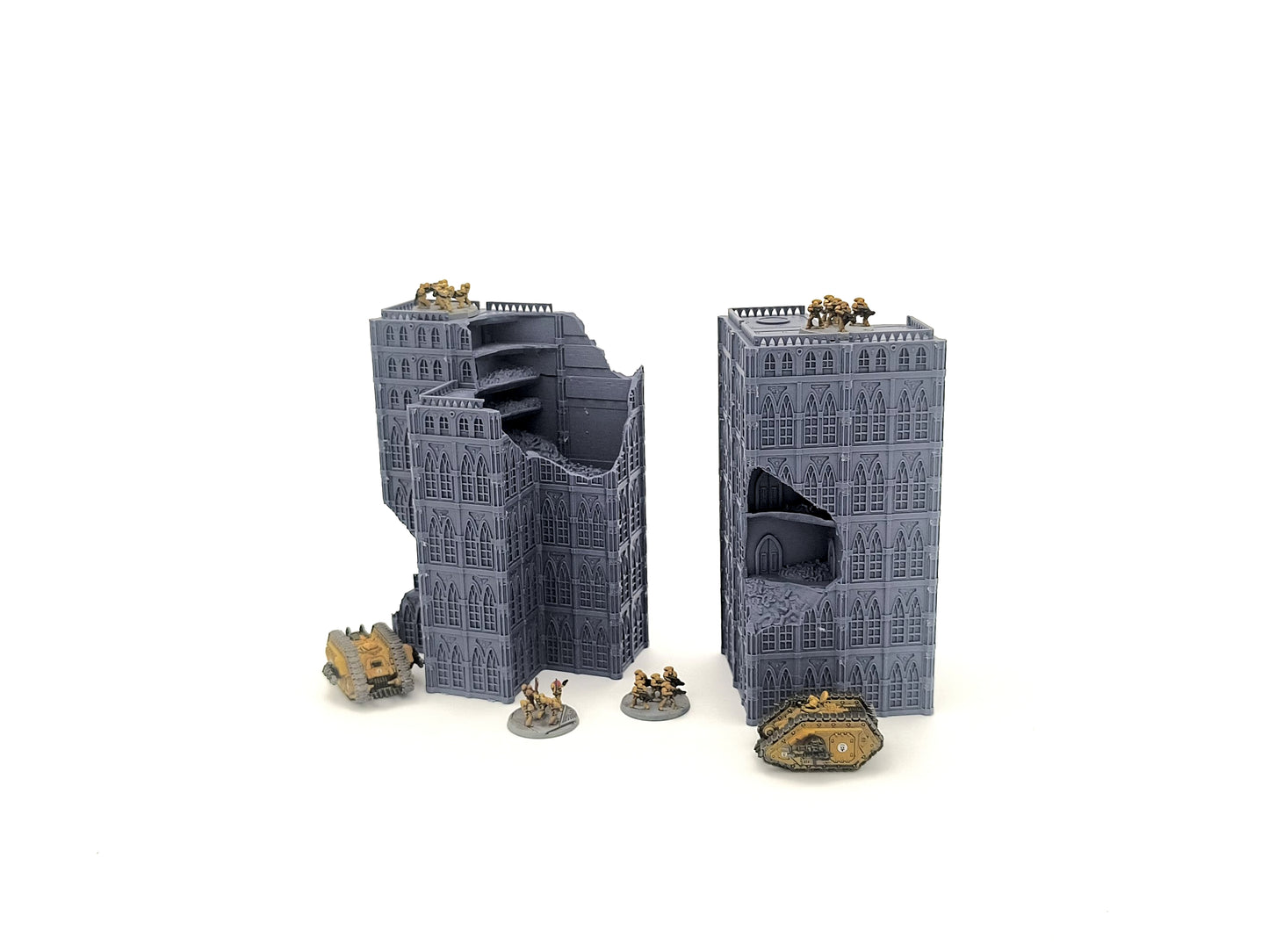 Destroyed Habs 1 - Sci-fi residential ruins