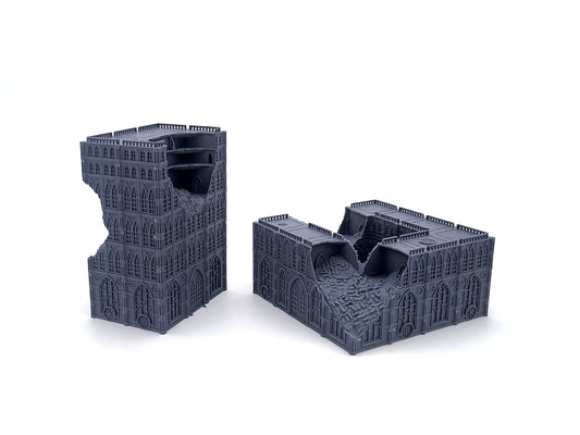 Destroyed Habs 2 - Sci-fi residential ruins