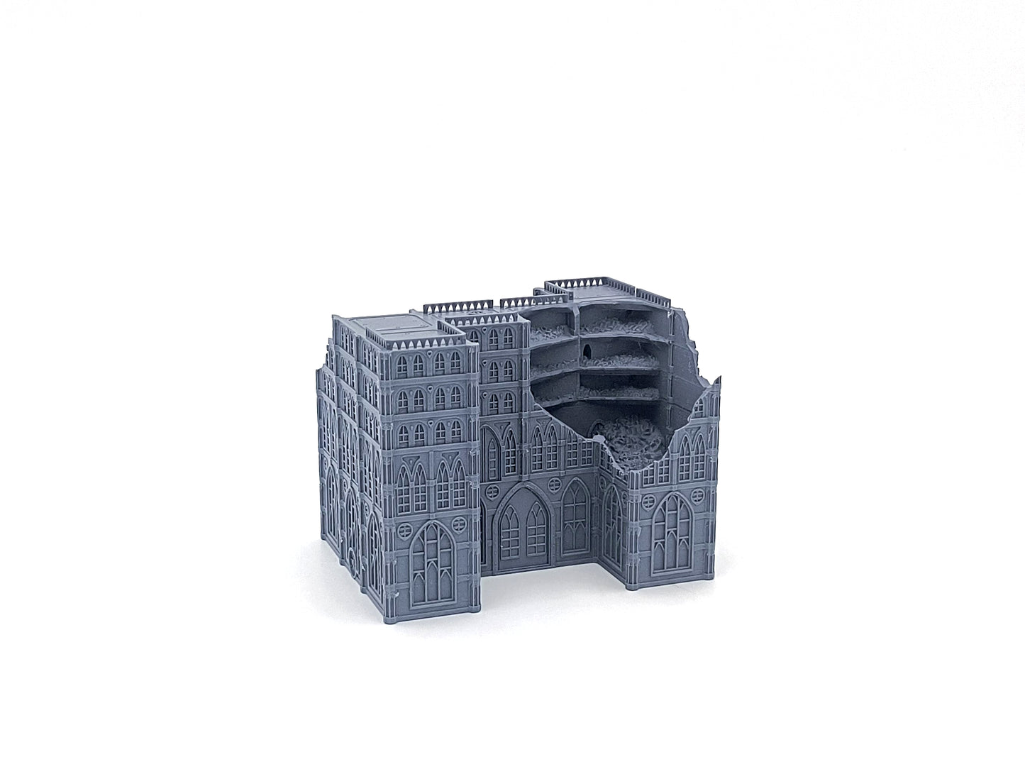 Destroyed Medicae - sci-fi building