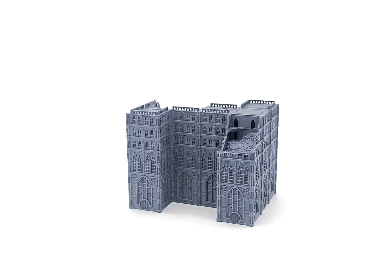 Destroyed Medicae - sci-fi building