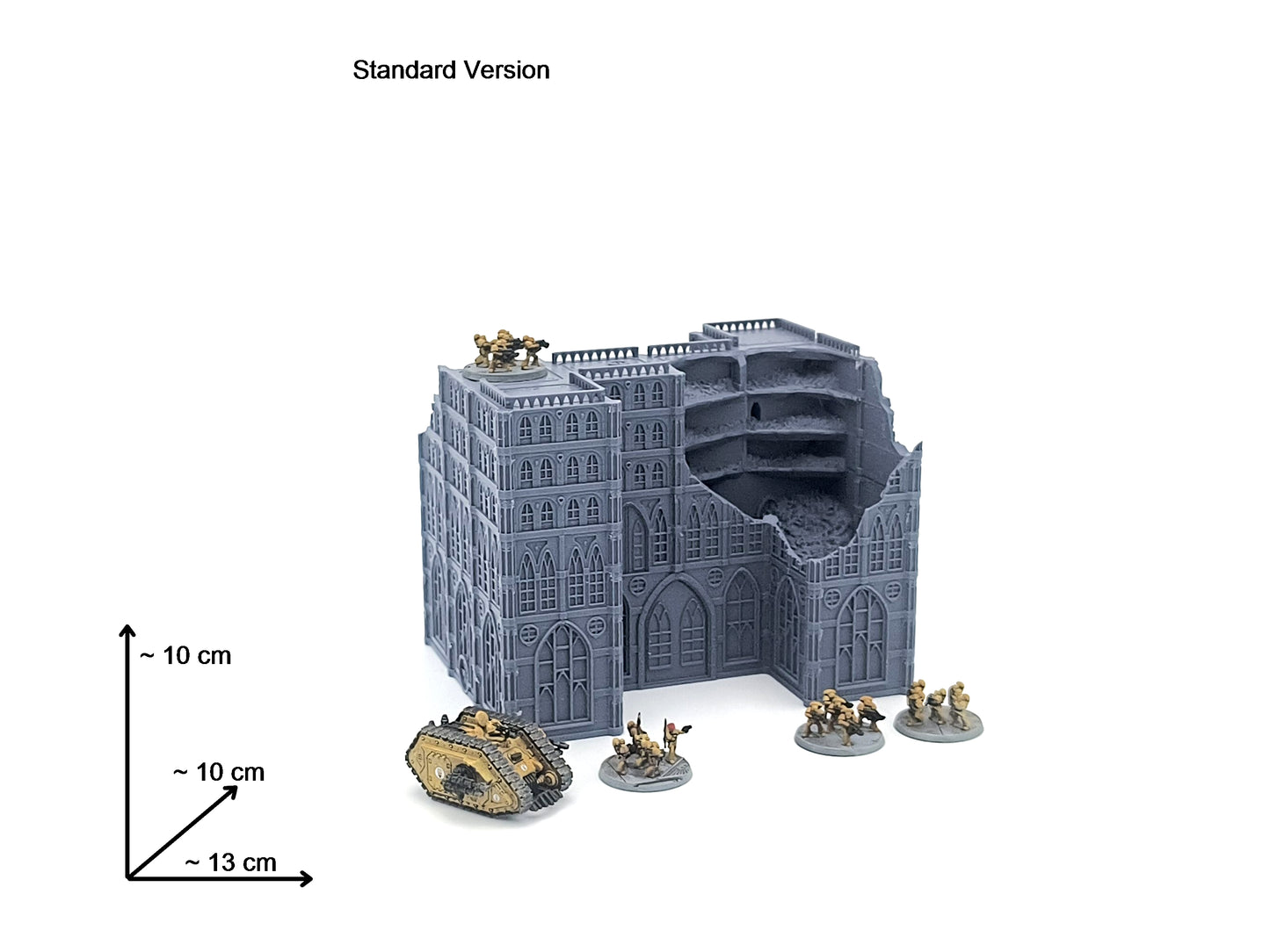 Destroyed Medicae - sci-fi building