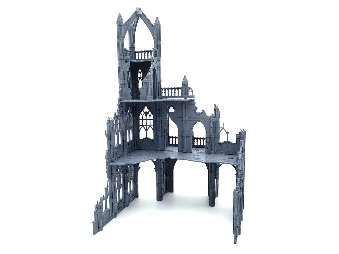 Large Auditorium Ruin - Large Gothic ruin with balcony