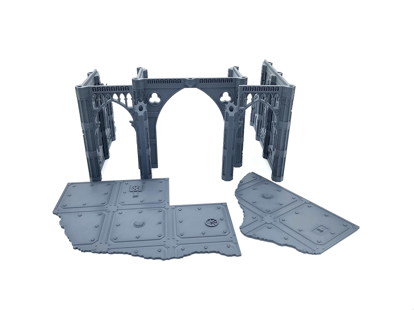 Large Auditorium Ruin - Large Gothic ruin with balcony