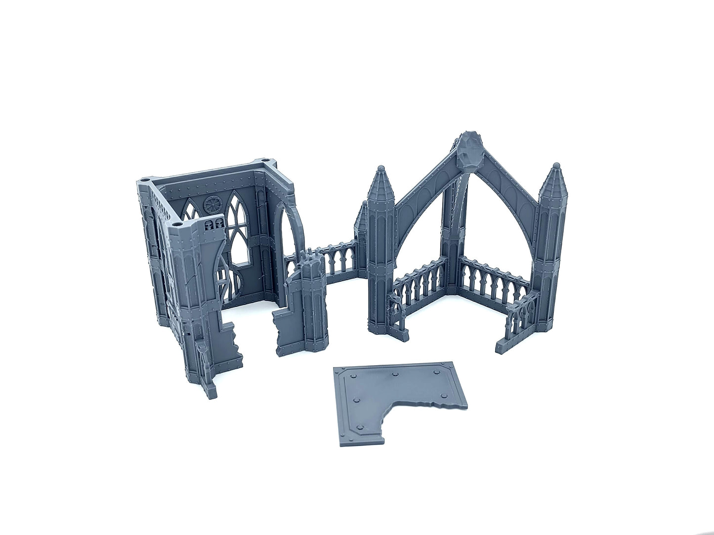 Large Auditorium Ruin - Large Gothic ruin with balcony