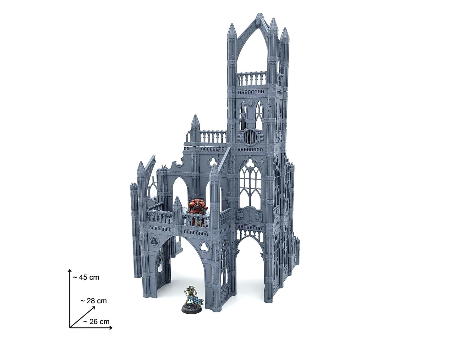 Large Auditorium Ruin - Large Gothic ruin with balcony