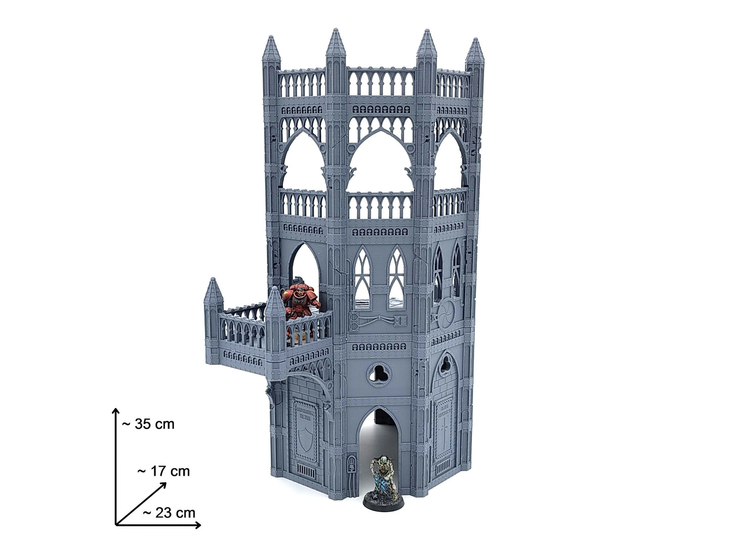 Sainte Anne Tower Ruin A - Hohe Gothic Turmruine mit Balkon