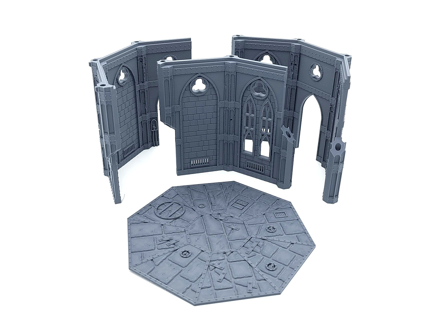 Sainte Anne Tower Ruin - Monumental Gothic tower ruin