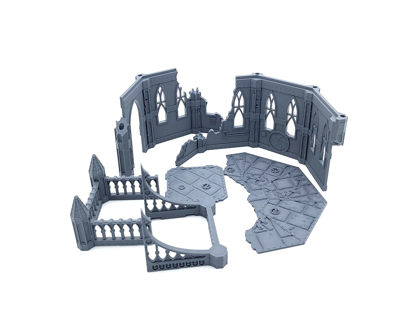 Sainte Anne Tower Ruin - Monumental Gothic tower ruin