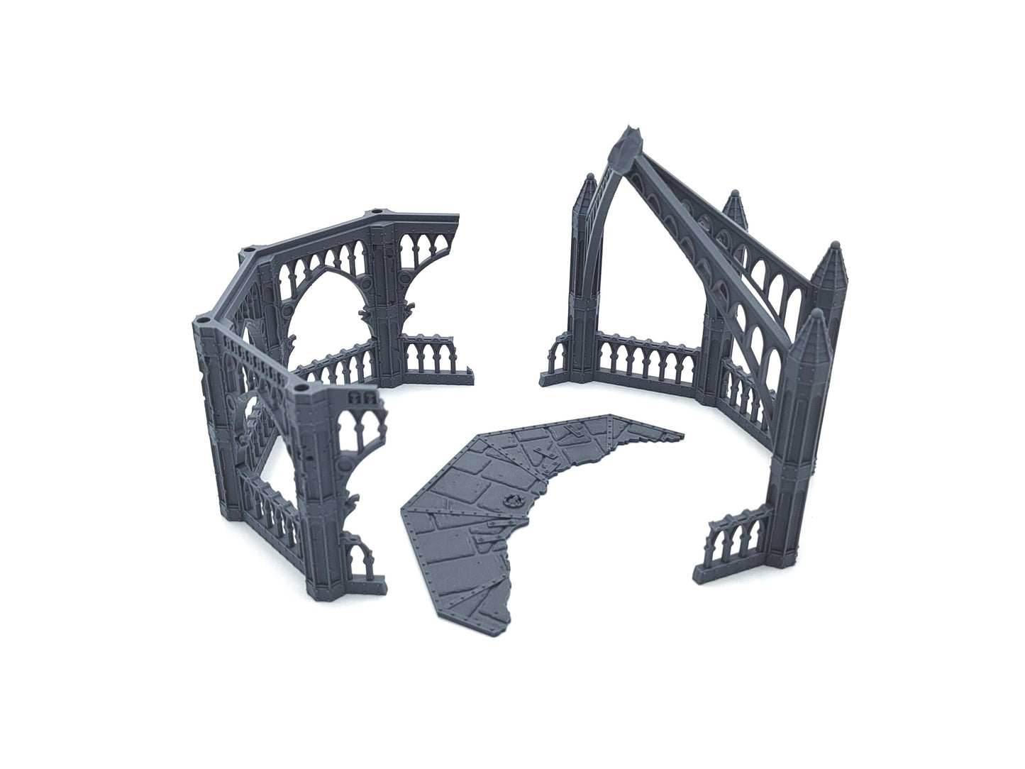 Sainte Anne Tower Ruin - Monumental Gothic tower ruin