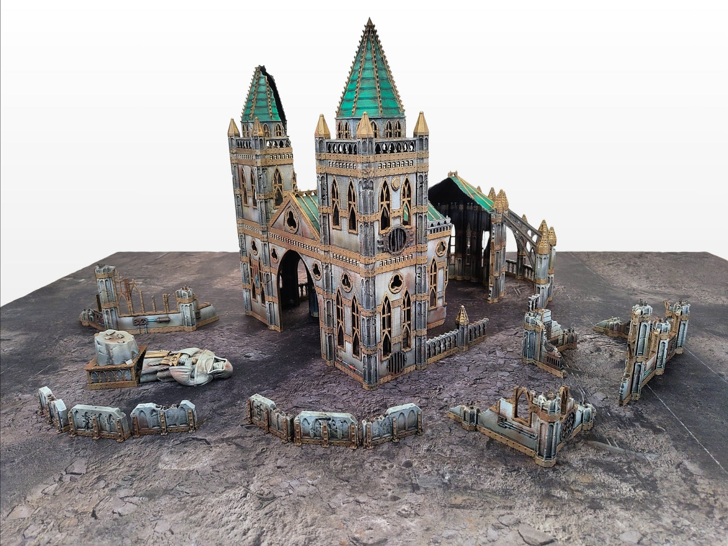 Church Set - Gothic Church Ruins Set