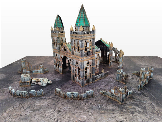 Church Set - Gothic Church Ruins Set