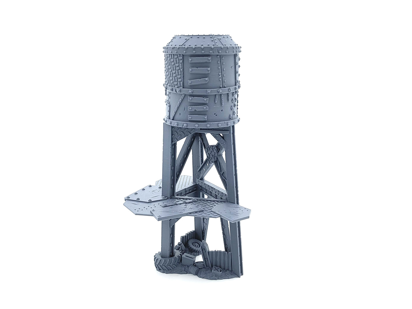 Fuel Tower - Postapokalyptischer Treibstoff-Turm im Ork-Stil