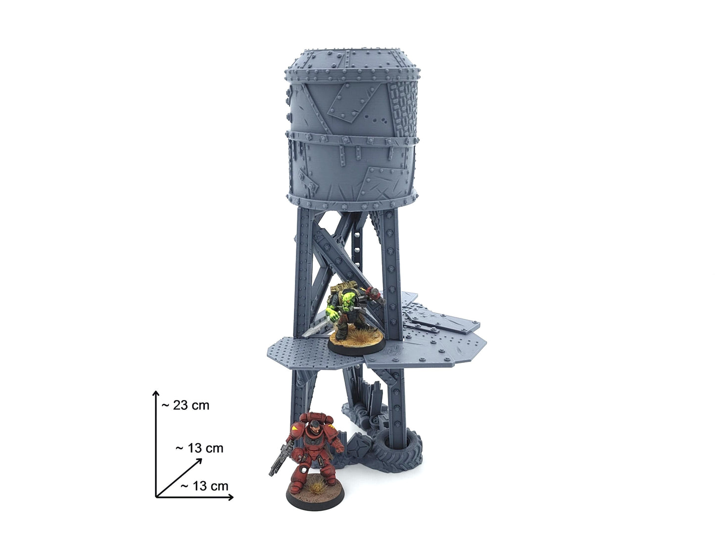 Fuel Tower - Postapokalyptischer Treibstoff-Turm im Ork-Stil