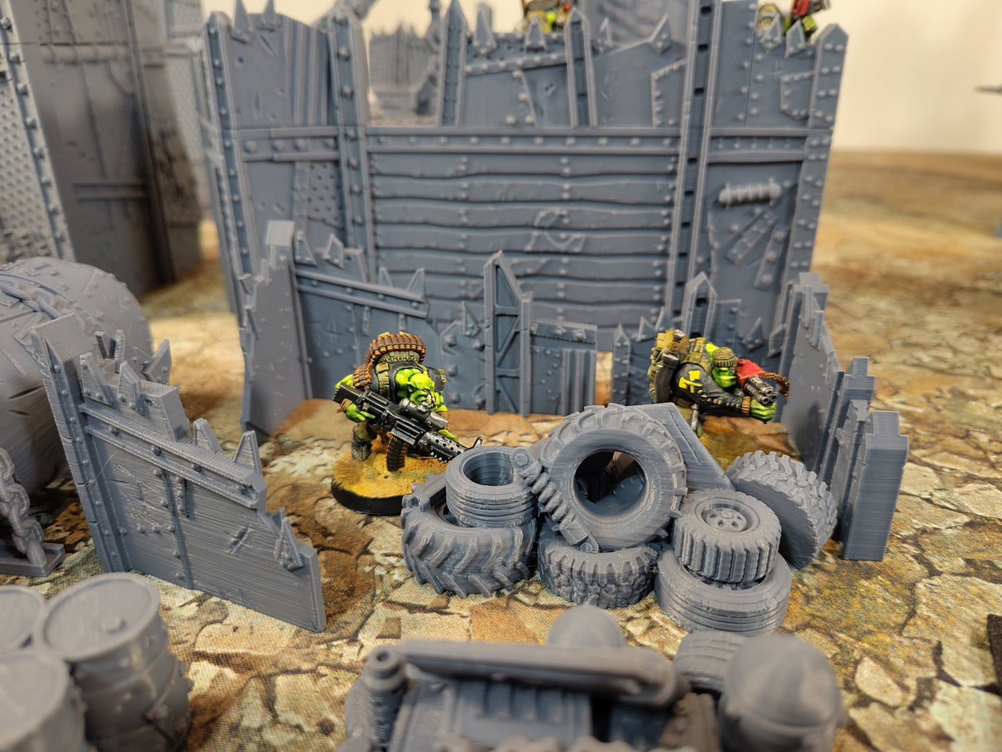 Scrapz Competitive Set 11th - Komplettes postapokalyptisches Ork Turniergelände Set 11. Edition