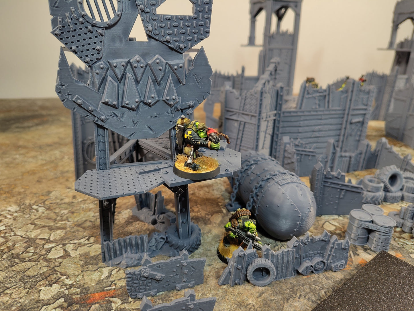 Scrapz Competitive Set 11th - Komplettes postapokalyptisches Ork Turniergelände Set 11. Edition