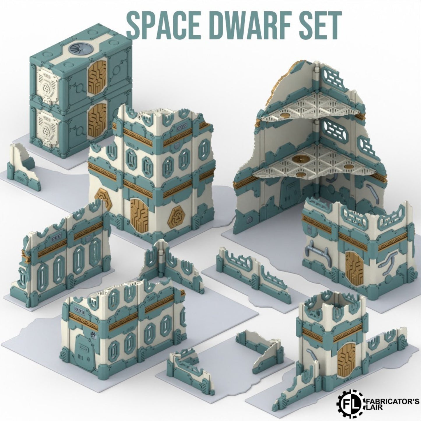 11th Foldable Terrain Set - 6 Designs of Foldable terrain, compactly stored