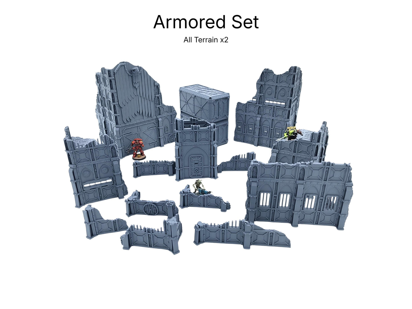 11th Foldable Terrain Set - 6 Designs of Foldable terrain, compactly stored
