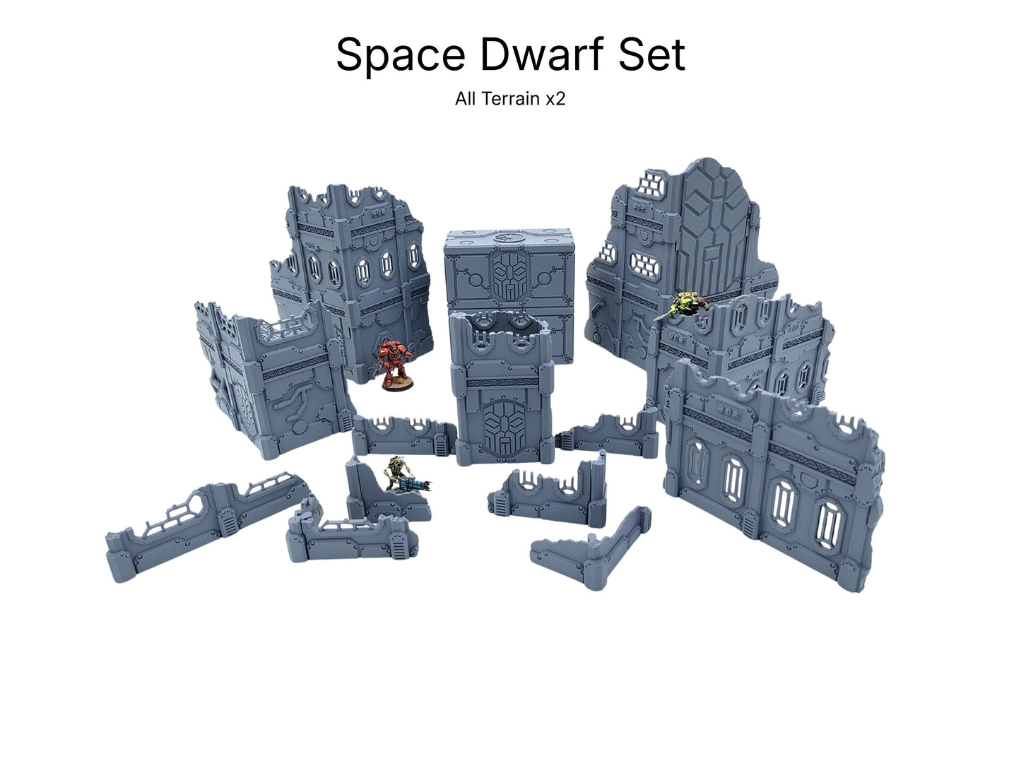 11th Foldable Terrain Set - 6 Designs of Foldable terrain, compactly stored