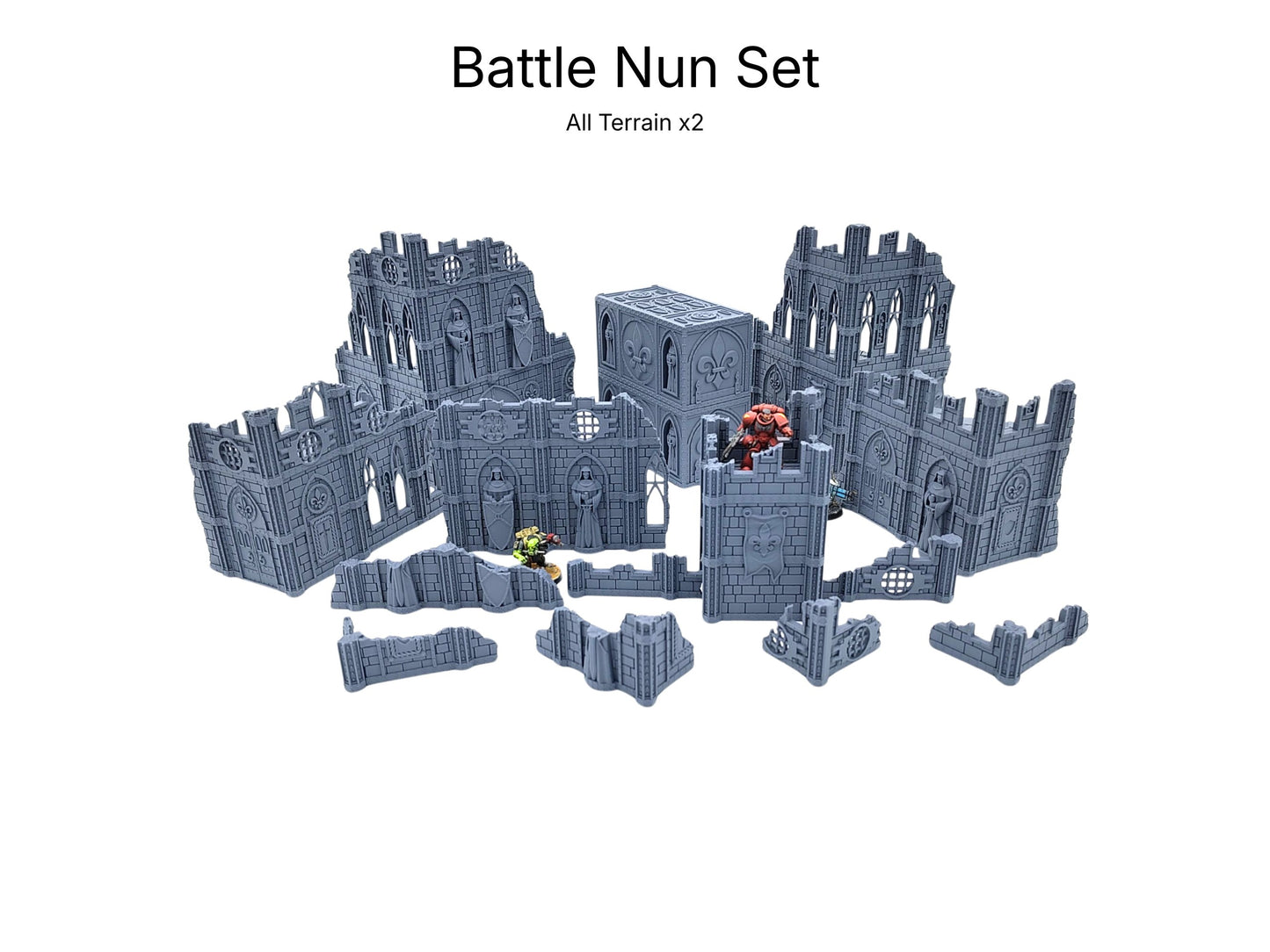 11th Foldable Terrain Set - 6 Designs of Foldable terrain, compactly stored