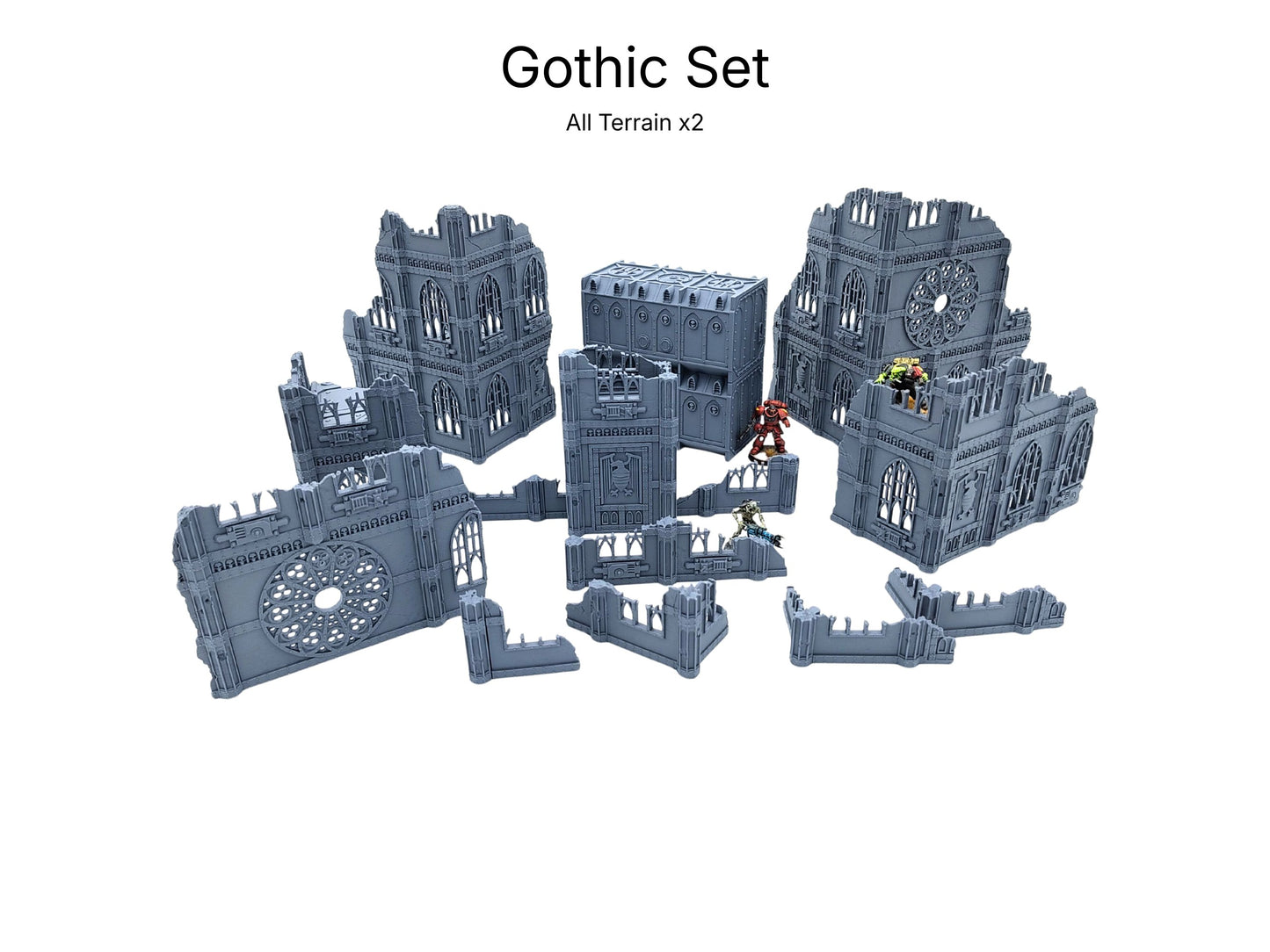 11th Foldable Terrain Set - 6 Designs of Foldable terrain, compactly stored