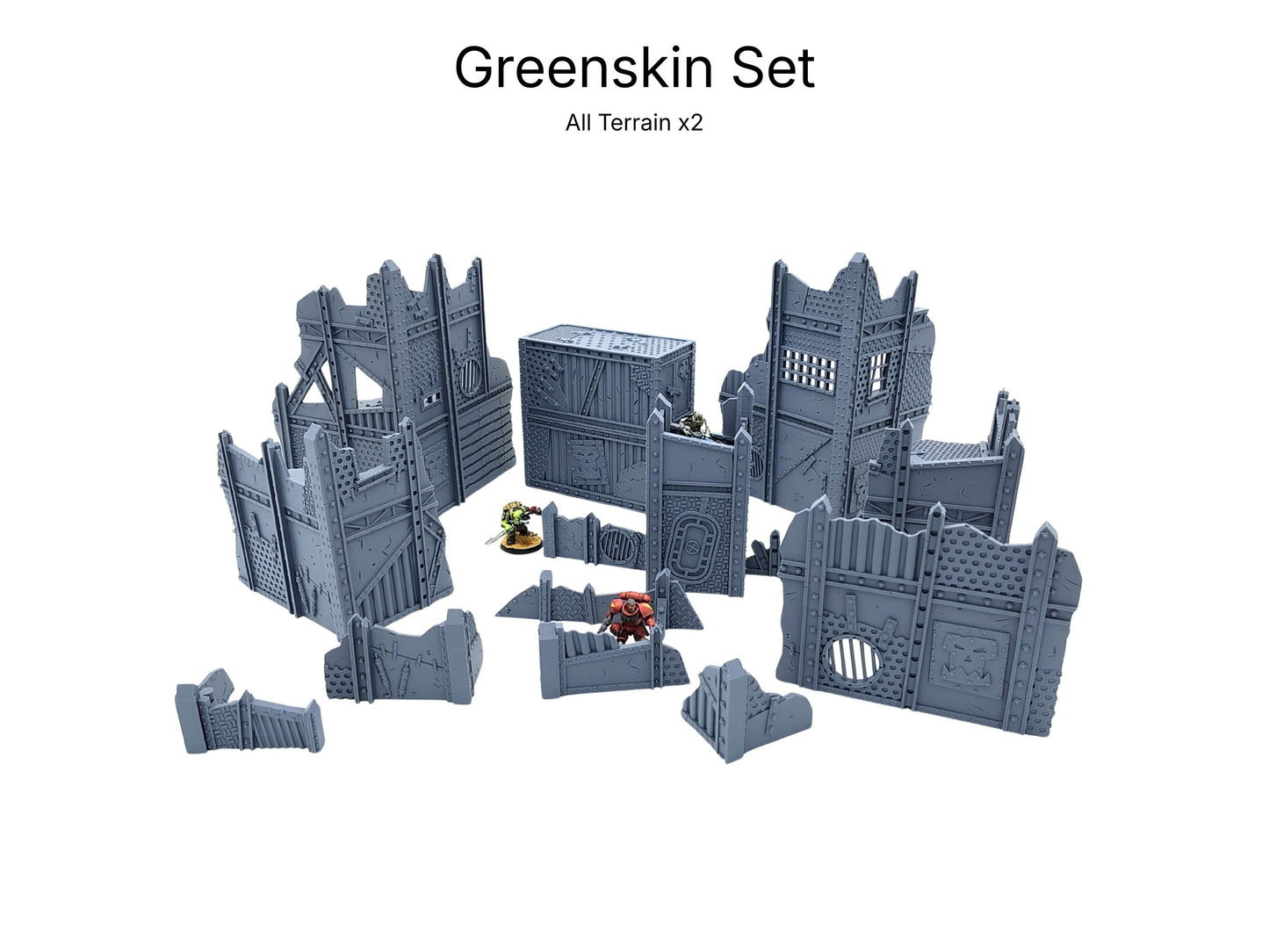 11th Foldable Terrain Set - 6 Designs of Foldable terrain, compactly stored