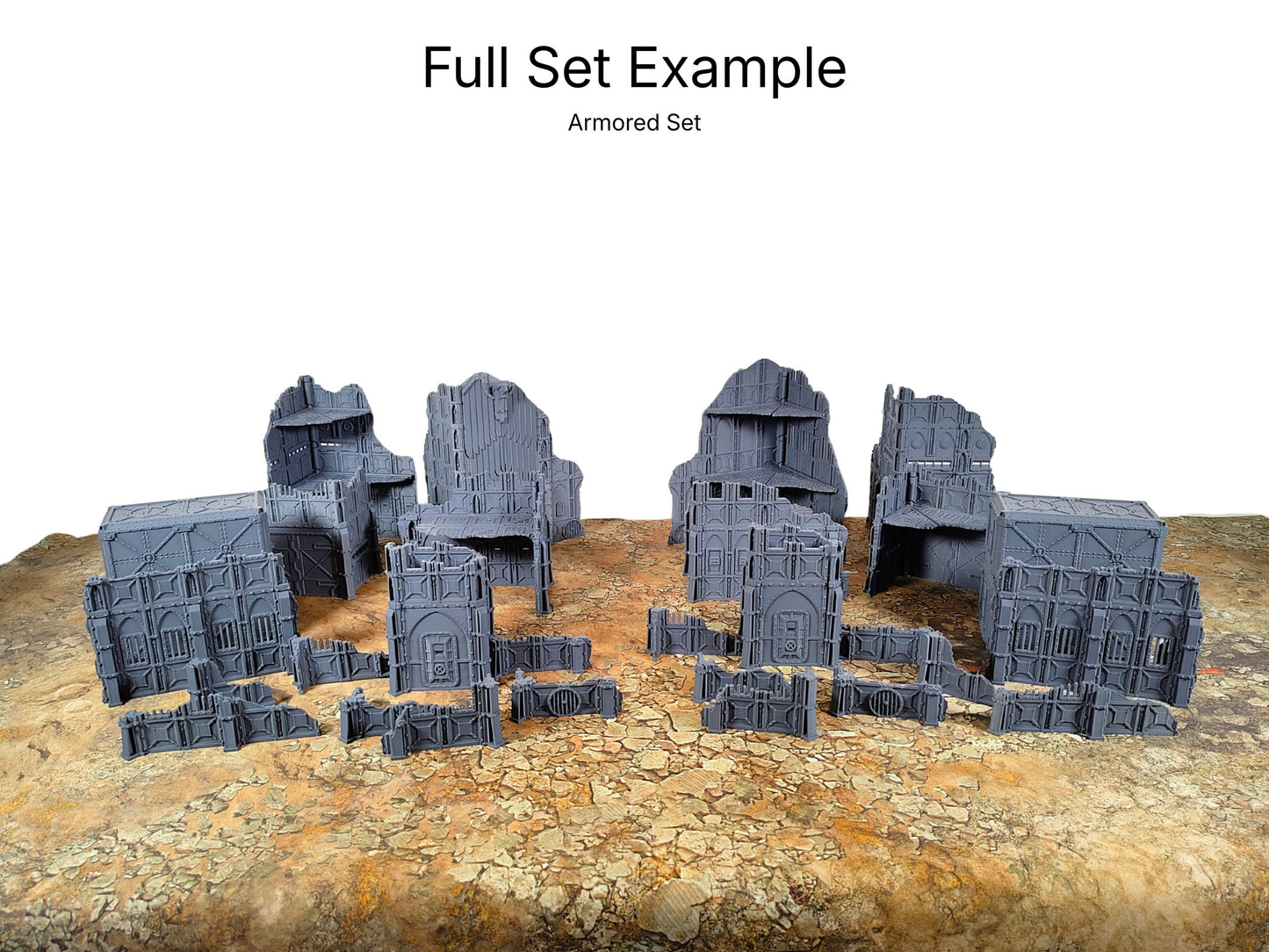 11th Foldable Terrain Set - 6 Designs of Foldable terrain, compactly stored