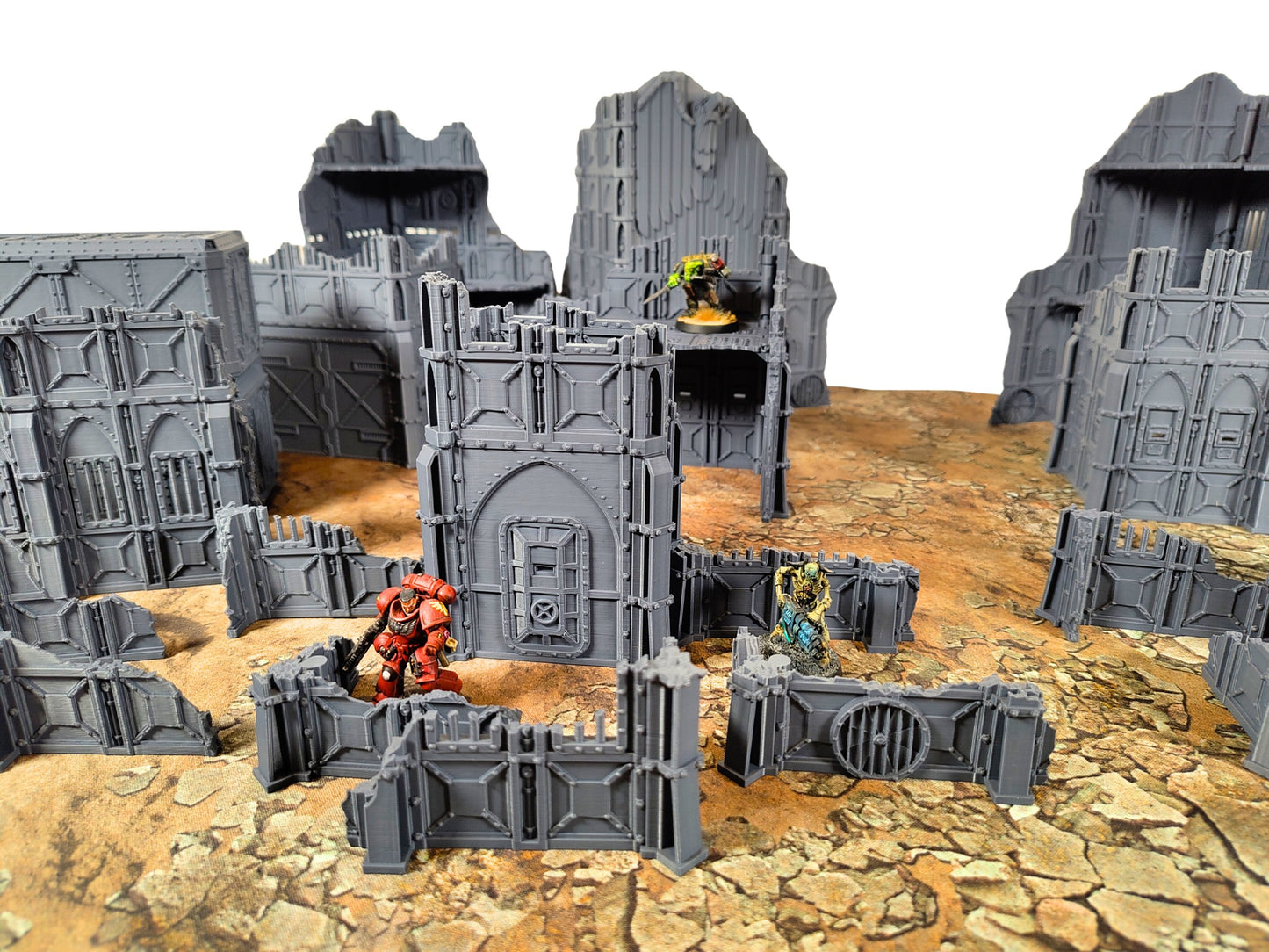 11th Foldable Terrain Set - 6 Designs of Foldable terrain, compactly stored